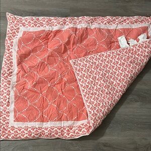 Trend Lab Baby Crib Comforter Blanket Peach